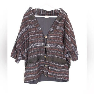 Endless Knot Art Womens Shirt Jacket Oversized Button Up